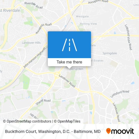 Mapa de Buckthorn Court