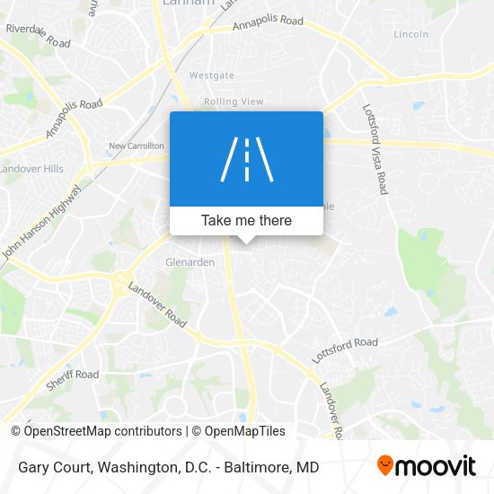 Gary Court map