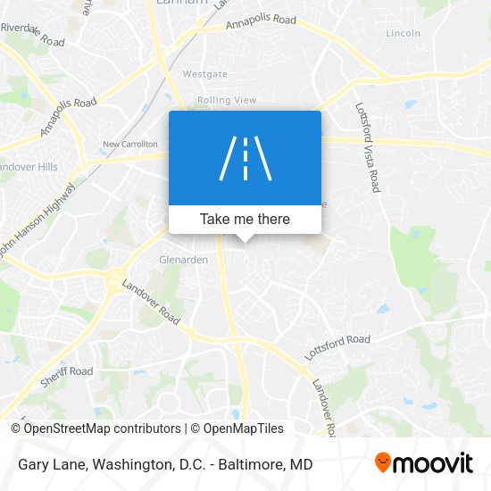 Gary Lane map