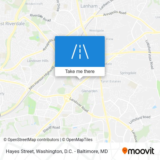 Hayes Street map