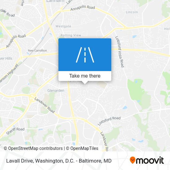 Lavall Drive map