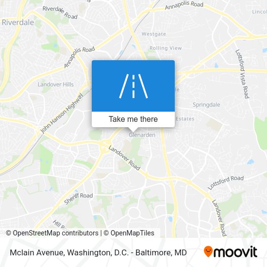 Mclain Avenue map