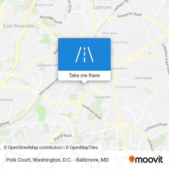 Polk Court map