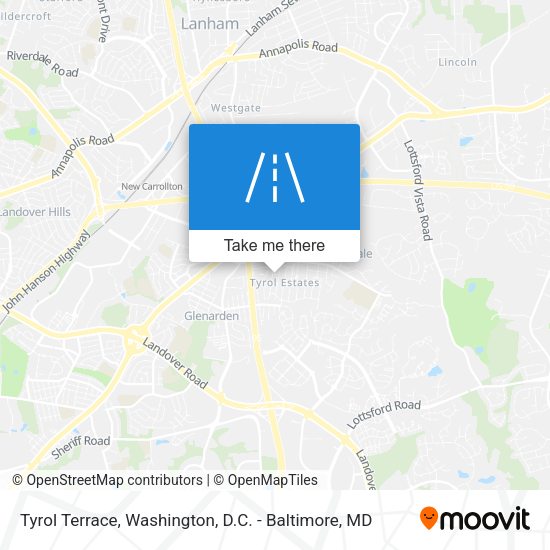 Tyrol Terrace map