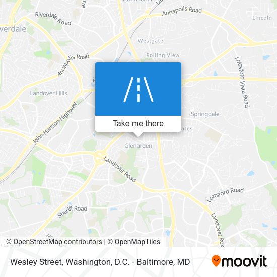 Wesley Street map