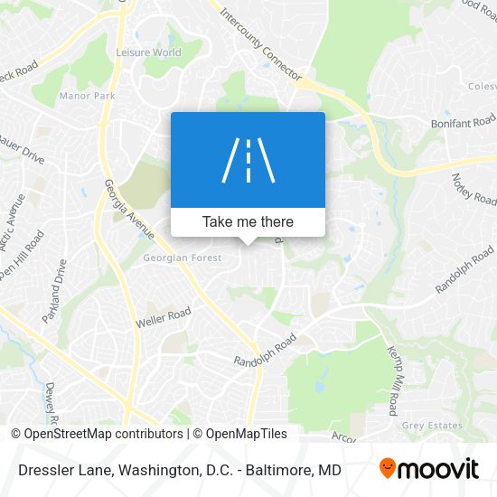Dressler Lane map