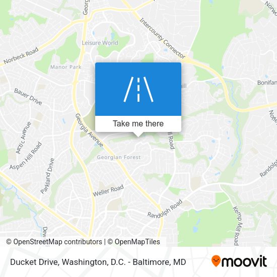 Ducket Drive map