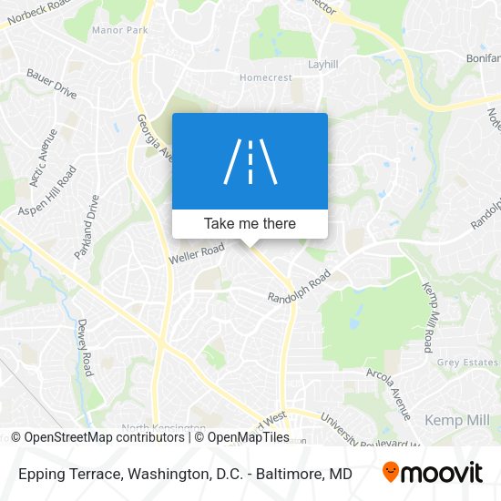 Mapa de Epping Terrace