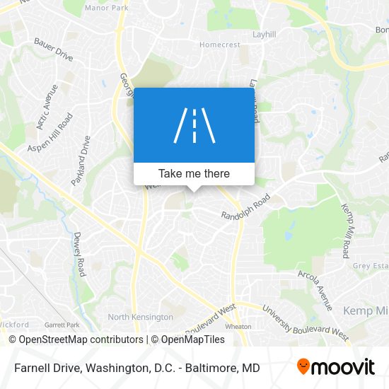 Mapa de Farnell Drive