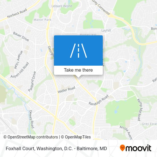Mapa de Foxhall Court