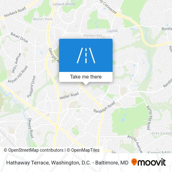 Mapa de Hathaway Terrace