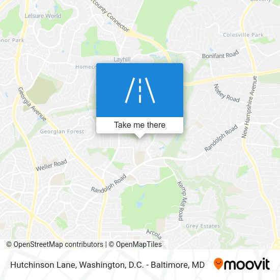 Hutchinson Lane map