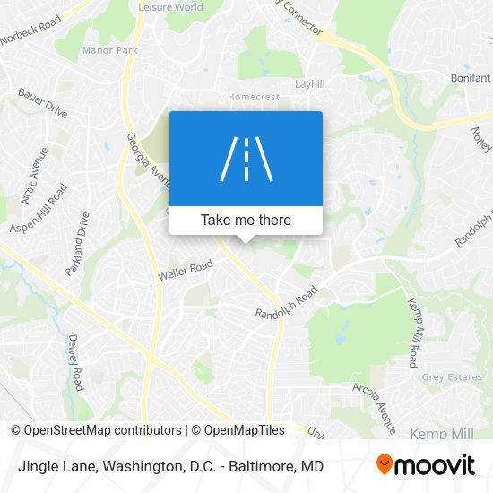 Jingle Lane map