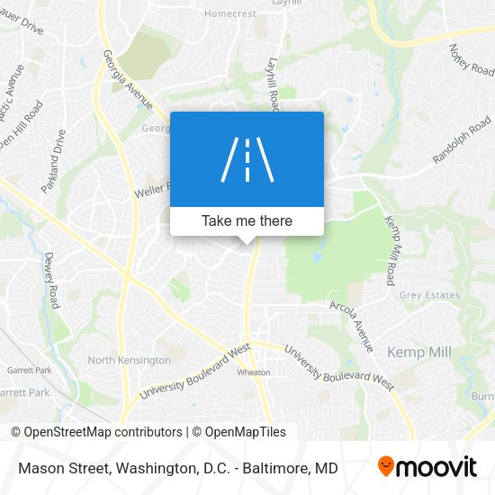 Mason Street map