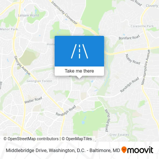 Middlebridge Drive map