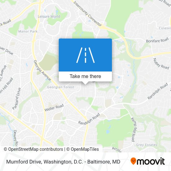Mumford Drive map
