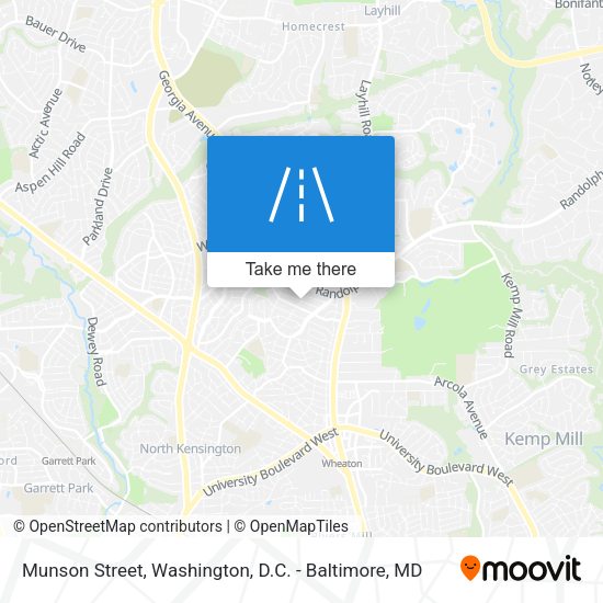 Munson Street map