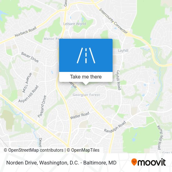 Mapa de Norden Drive