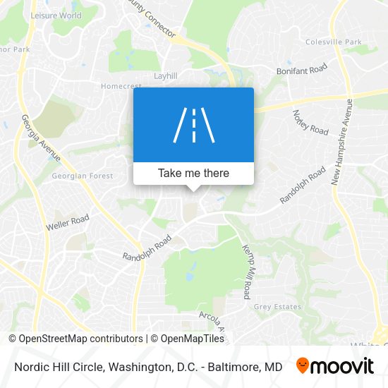Mapa de Nordic Hill Circle