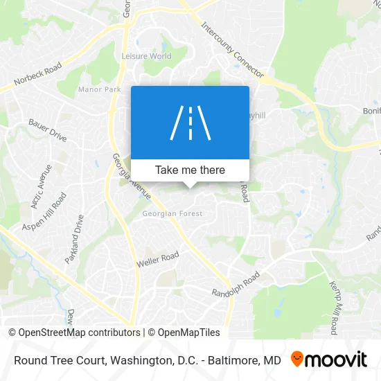 Round Tree Court map