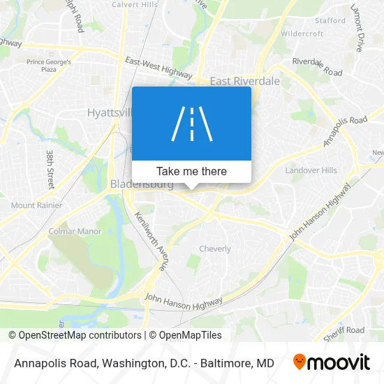 Annapolis Road map