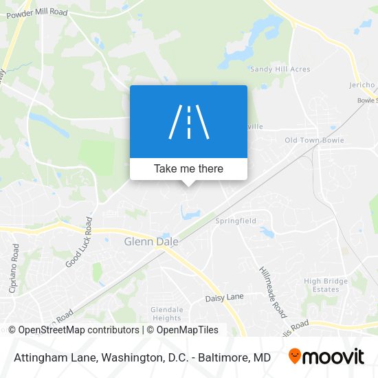 Attingham Lane map