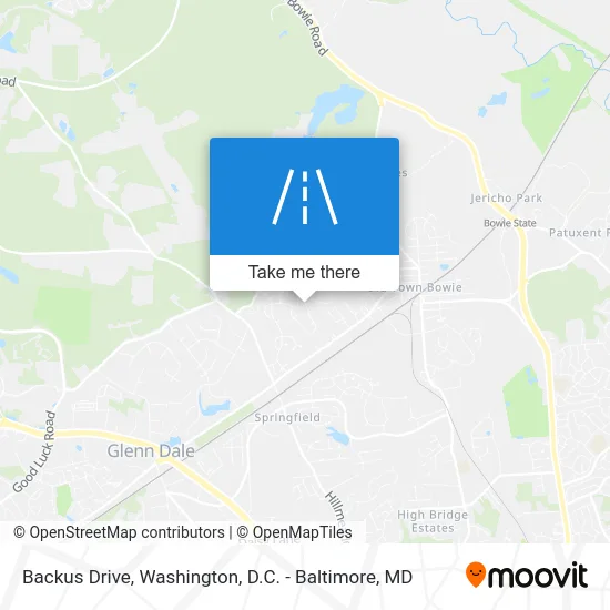 Backus Drive map