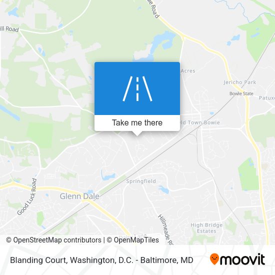 Mapa de Blanding Court