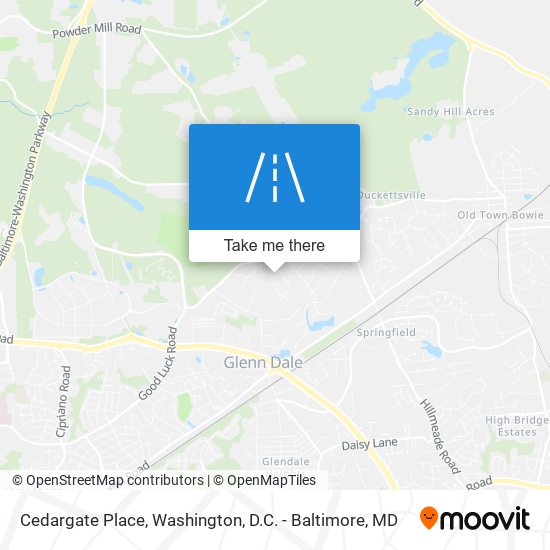 Mapa de Cedargate Place