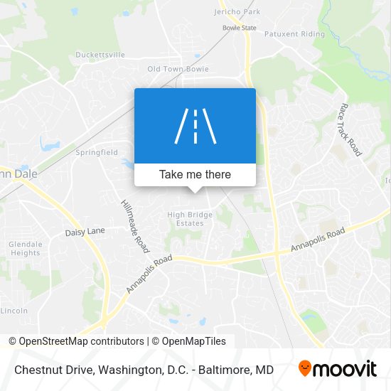 Chestnut Drive map