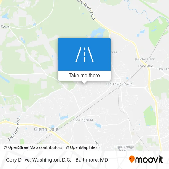 Cory Drive map