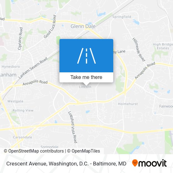 Crescent Avenue map