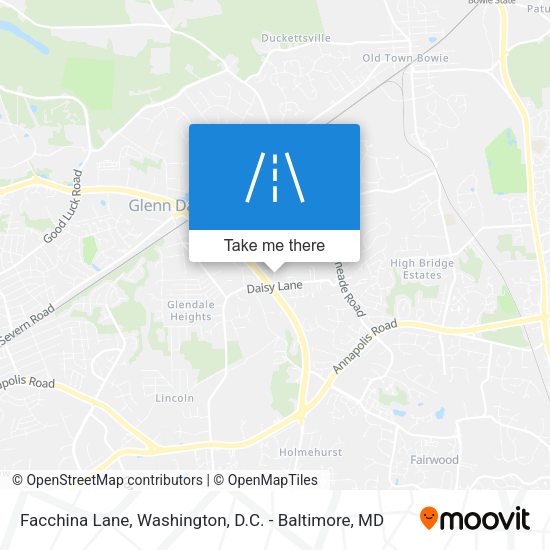 Facchina Lane map