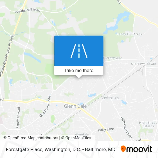 Forestgate Place map