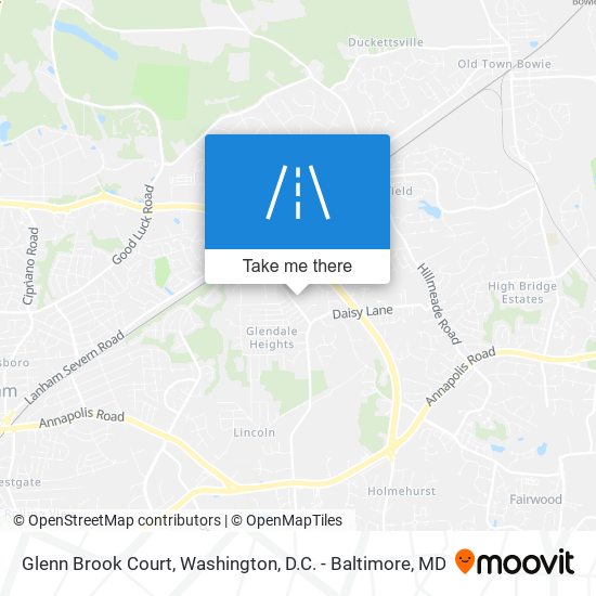 Mapa de Glenn Brook Court