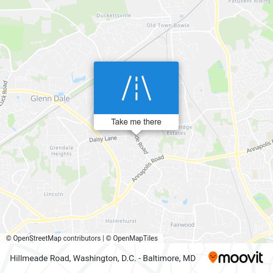 Hillmeade Road map