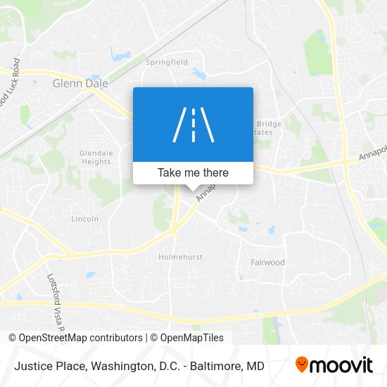 Justice Place map