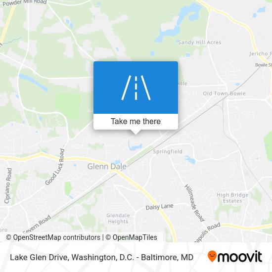 Mapa de Lake Glen Drive