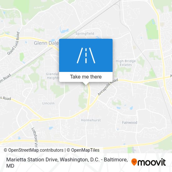 Mapa de Marietta Station Drive