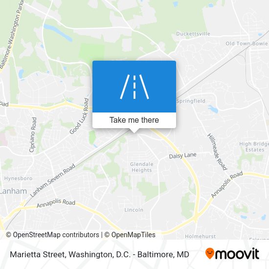Mapa de Marietta Street
