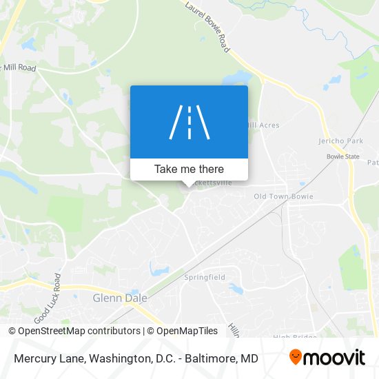 Mercury Lane map