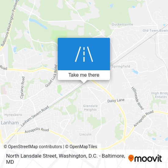 North Lansdale Street map