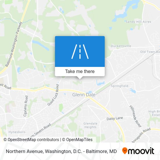 Northern Avenue map