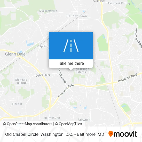 Old Chapel Circle map