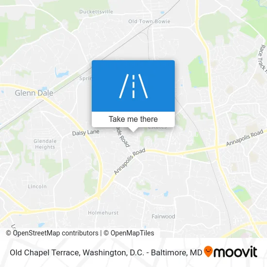 Old Chapel Terrace map