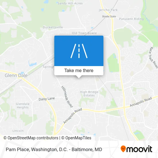 Pam Place map