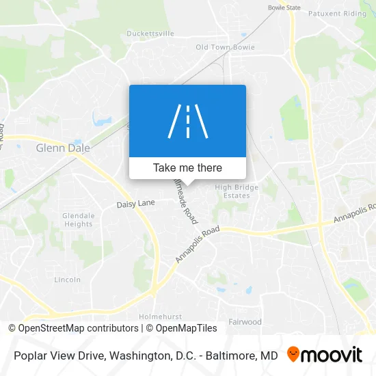 Poplar View Drive map