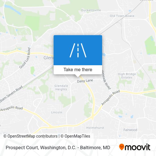 Prospect Court map