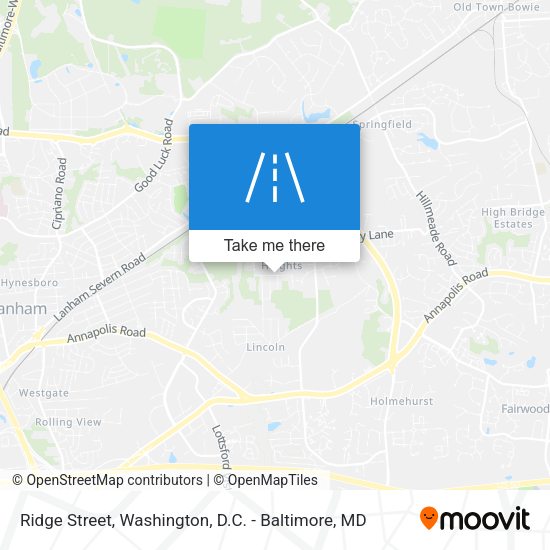 Mapa de Ridge Street