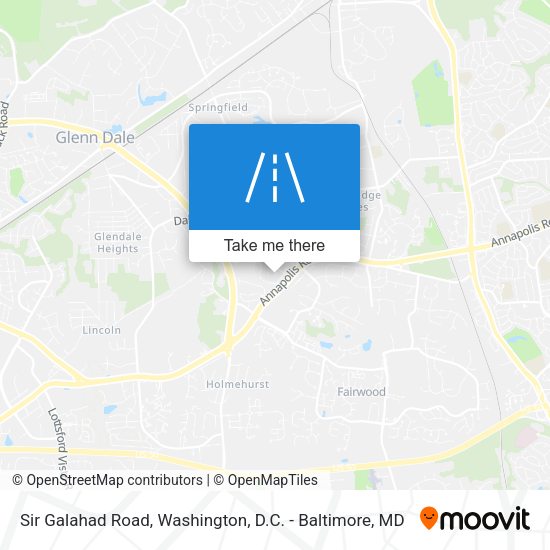 Mapa de Sir Galahad Road